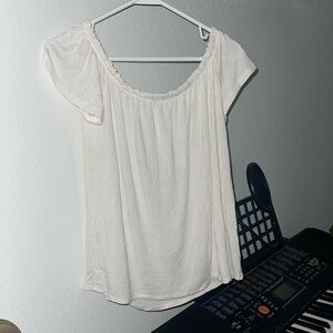 Off the shoulder shirt